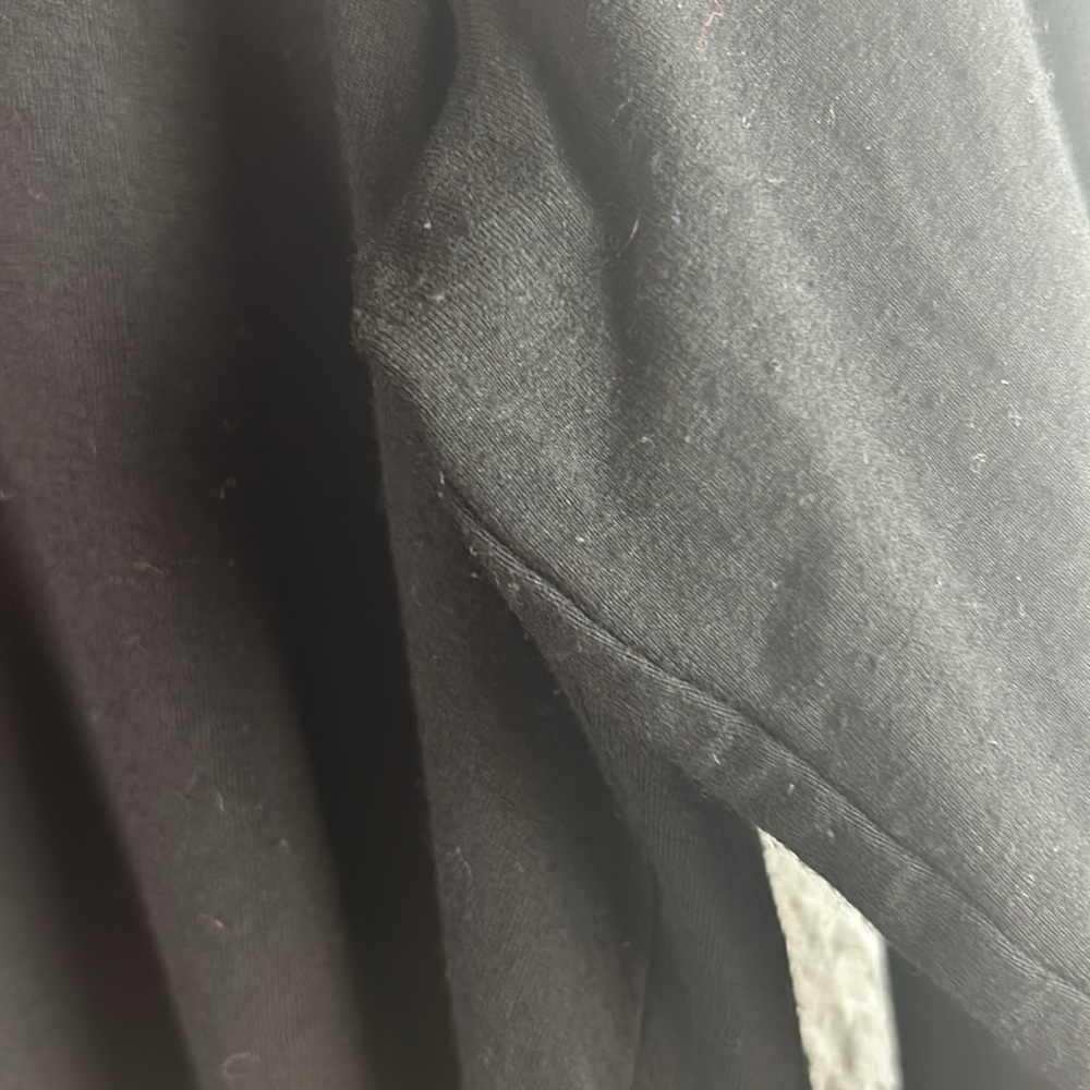 Eileen Fisher Black Long-sleeve Jersey Swing Top small - Picture 6 of 6